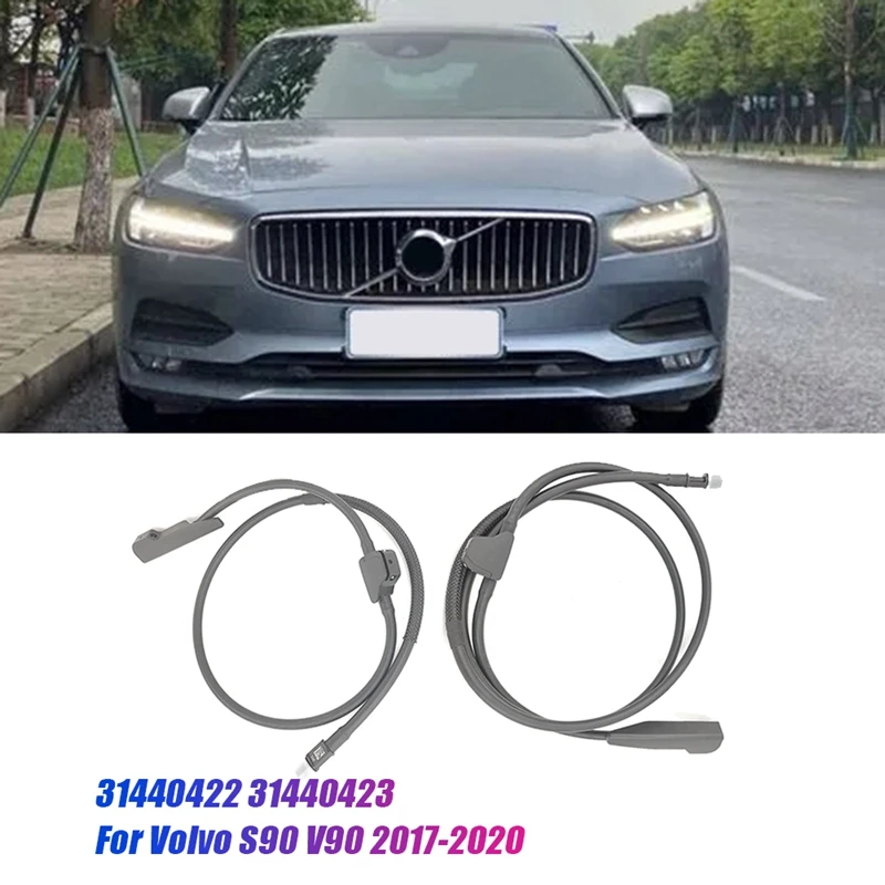 

1 пара, передняя фотосессия 31440422 31440423 для Volvo S90 V90 2017-2020, зеркальная Чистка сопла