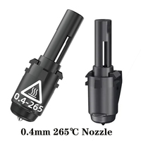 Printer 0.4mm Nozzle For FlashForge Adventurer 3/4 Nozzle Assembly 265℃ Replacement for Adventurer 4 3D Printer Parts