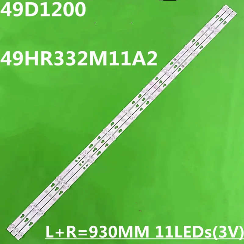 5set LED Streifen 49d1200 49hr332m11a2 49D1200 49HR332M11A2 v3 4C-LB490T-HR9 HR-99A05-00437 Für Thomson T49FSL6010 TS149fs 49FS435