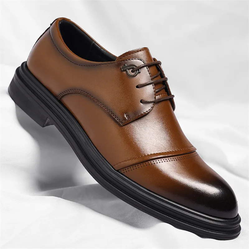 

Роскошные мужские кожаные туфли, классические деловые туфли, повседневные кожаные туфли в британском стиле, мужские свадебные туфли, Zapatos De Hombre