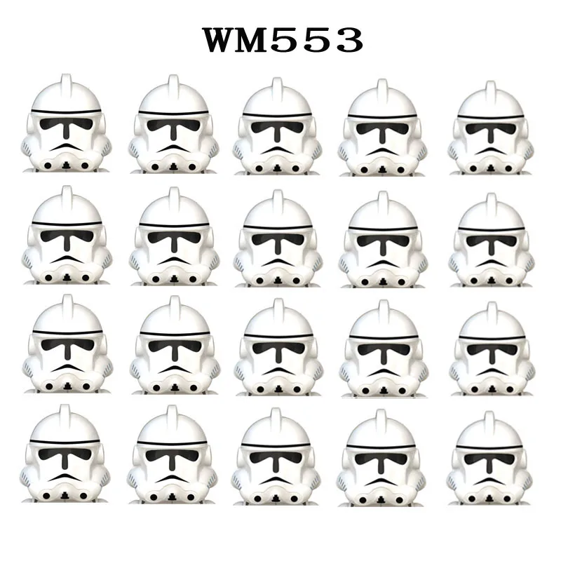 

Stormtrooper Building Blocks 20pcs/set clone trooper Bricks Figure figurines WM6036 brick doll assembly toy WM553 wm556 wm557
