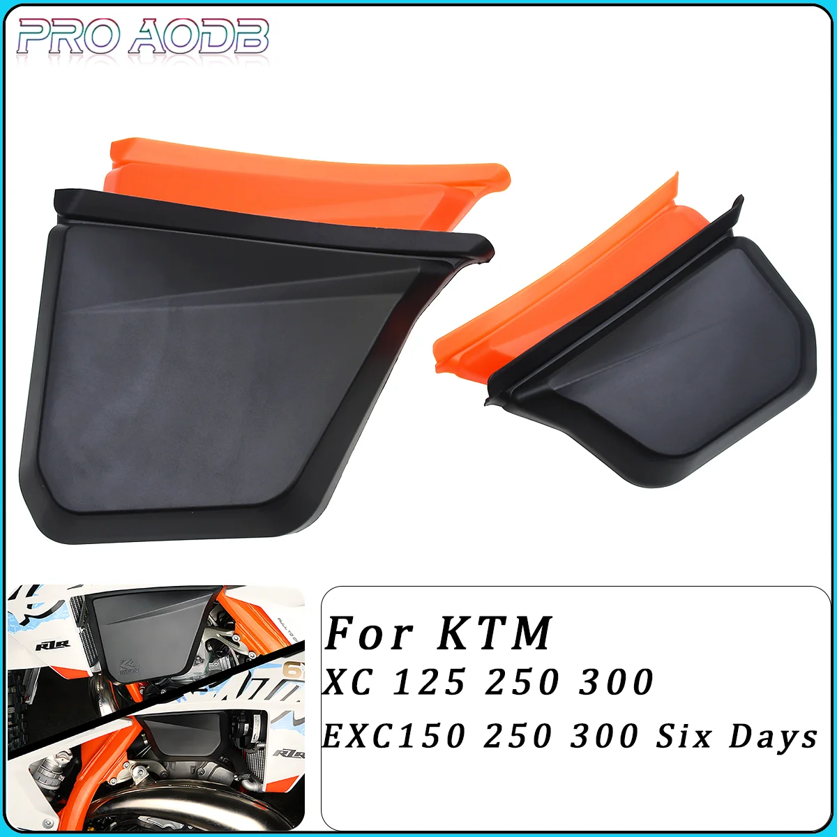 2024 Motorcycle Oil tank left and right protective cover shell For KTM EXC 250 300 250EXC 300EXC 6D EXC300 EXC250 SIX DAYS MOTO