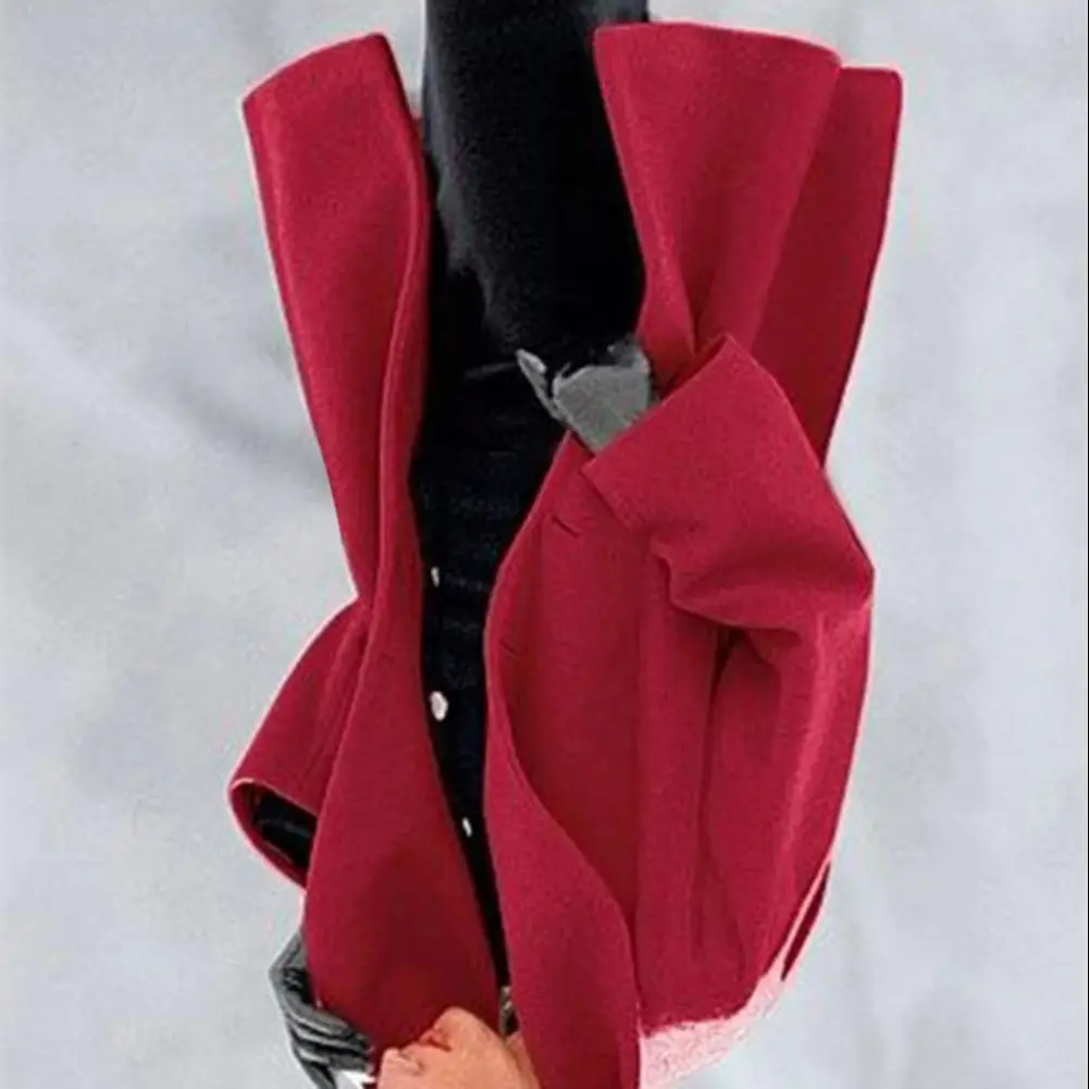 

Женское шерстяное пальто, зимняя толстая теплая женская куртка, стильный женский шерстяной плащ с капюшоном, осенне-зимняя куртка 2025