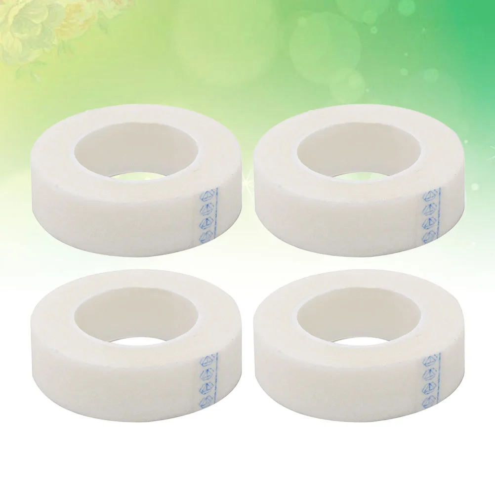 6 Rolls Non-woven Fabric Tape Eye Lash Eyelash Extension Breathable Upper Medical Lower