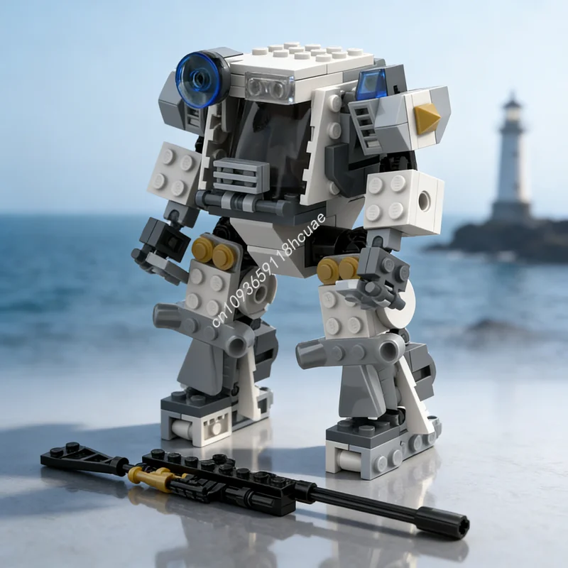 

399pcs MOC Space Mech Troop Model Building Blocks Toys Construction Assemble Christmas Gifts DIY Creative Brick Idea Education