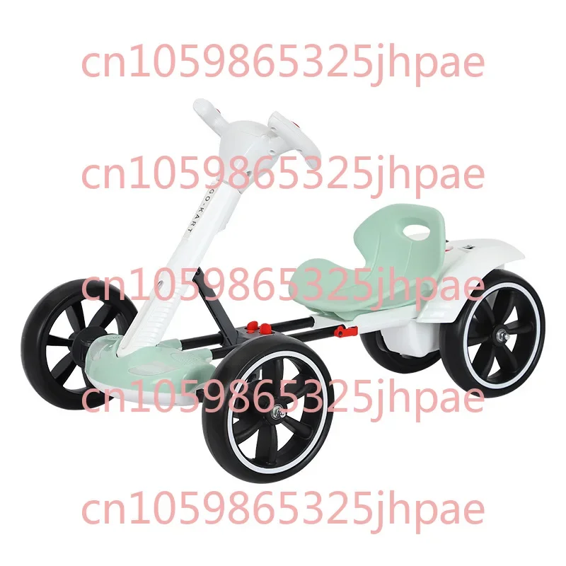 Installation-free Children\'s Kart Electric Four-wheeler Foldable Can Seat 2-6 Portable Stroller