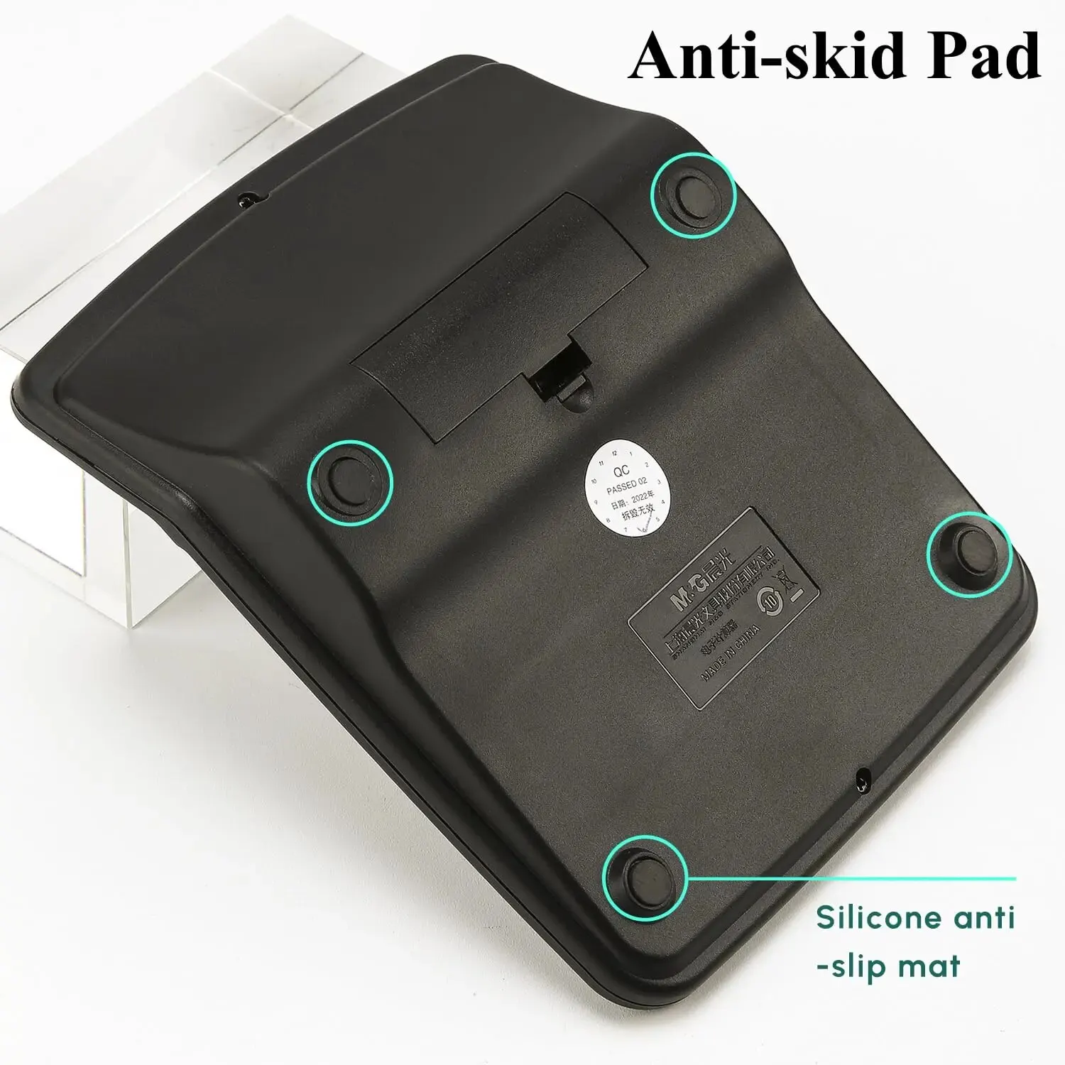 M&G Dual Power Calculator Solar Powered Desktop Computer 12 Digit Large Screen Calculator Office Supplies Single Pack