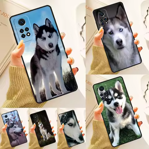 Animal Husky puppy Funda Case For Samsung Galaxy S24 Plus S23 S20 S21FE Lite S22 Ultra Note 20 S8 S9 S10 Phone Coque