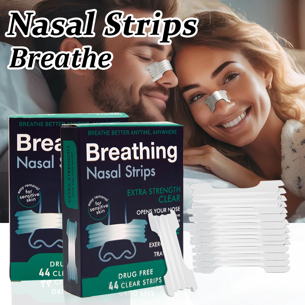 

Nasal Strips for Snoring Nasal Patch Physical Expansion Breathable Nose Patch Better Sleep Anti-Snoring Extra Nasal Strip Patch