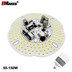 5PC AC220V LED PCB Bulb Lamp Plate 50W 80W 100W 150W IC Driver No Flicker Lighting Source Panel For High Power Lamp Replace DIY