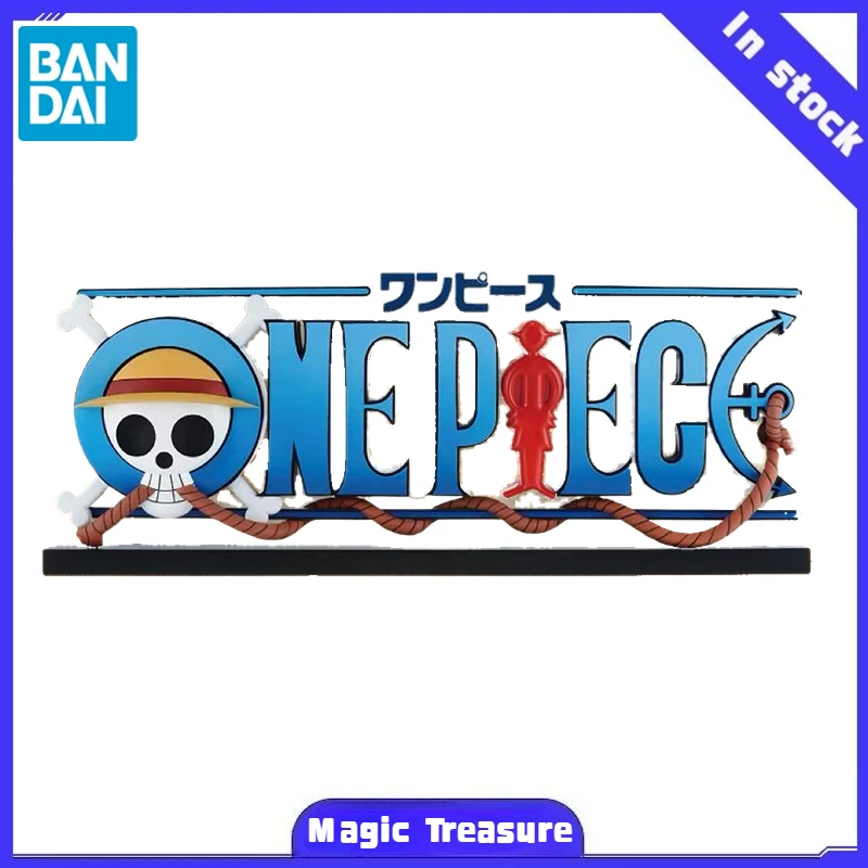 

【In Stock】BANDAI One Piece One Piece THE GIGANT NAME Revible Moment D Prize Big LOGO Stand 1/7 Scale Anime Figure
