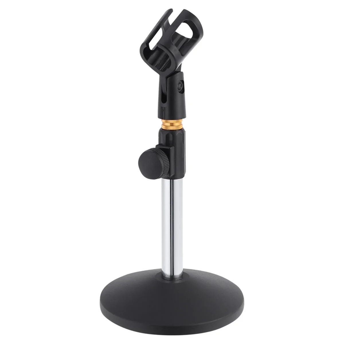 Desk Microphone Holder for Microphone Stand Metal Base Desktop Bracket for Home Live Broadcast Online