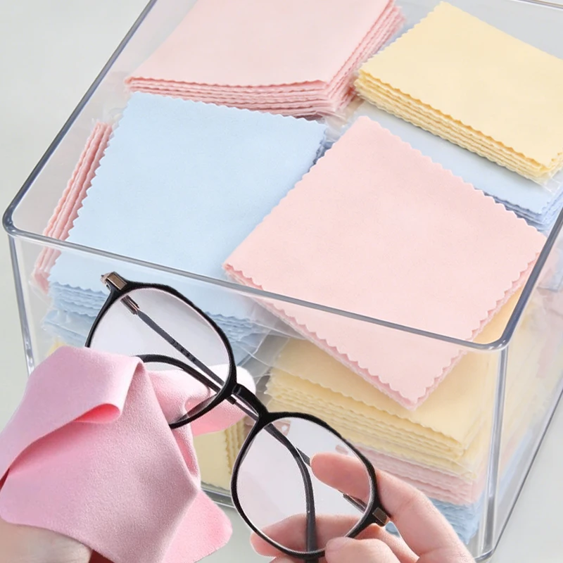 Glasses Cleaning Cloth Microfiber Clean Lens Clothes for Eyeglass Cloth Len Phone Screen Cleaning Wipes