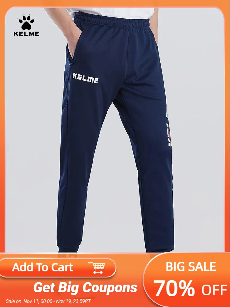 

Kelme Football Leggings Sports Training Pants Summer Men's And Women's Leggings Knitted Thickened Outdoor Fitness Running Pants
