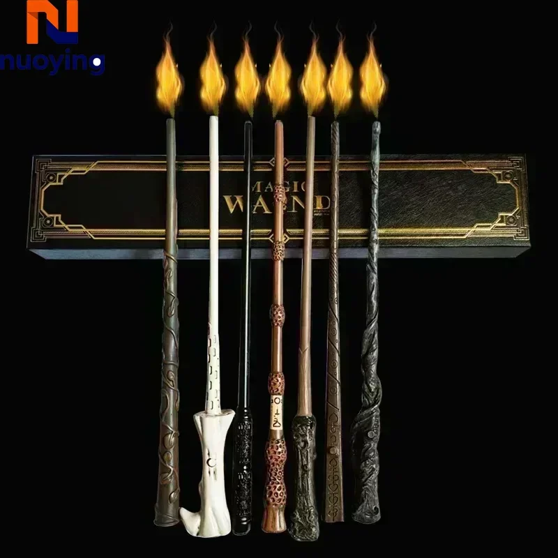 Beast Kingdom Feuer-Speiender Zauberstab Leuchtende Bühnenrequisite Spielzeug für Halloween Weihnachten Cosplay Party Dekoration – Detail 1