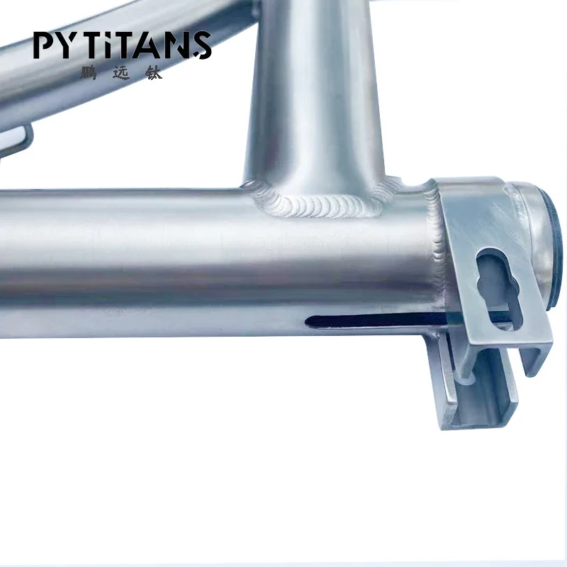 Folding Bike Frame Titanium Bicycle Frame For Folding Cycling By Pytitans