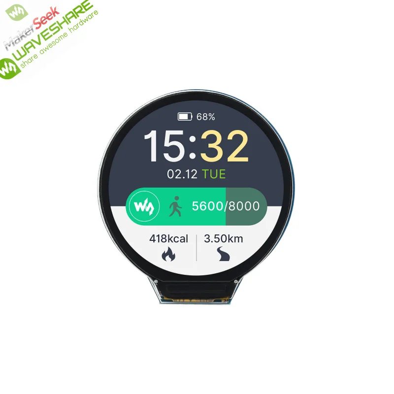 Makerseek & Waveshare RP2350-LCD-1.28-B-SKU-28987-Price without Shipping fee