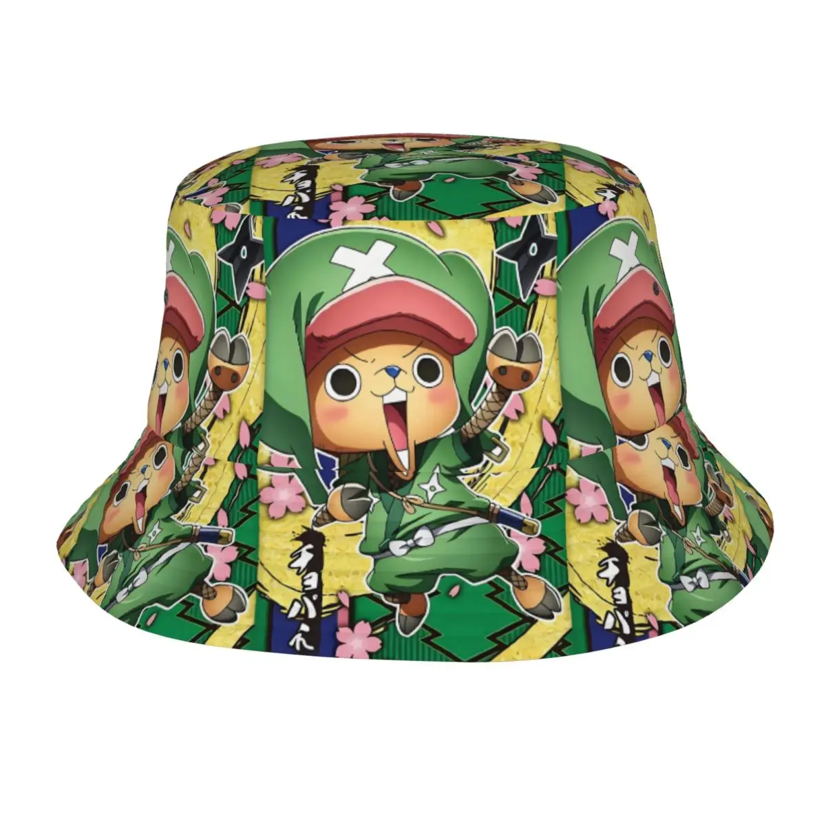 

Custom Chopper Japan Comic Bucket Hat Men Women Unisex Trendy Summer Fisherman Cap