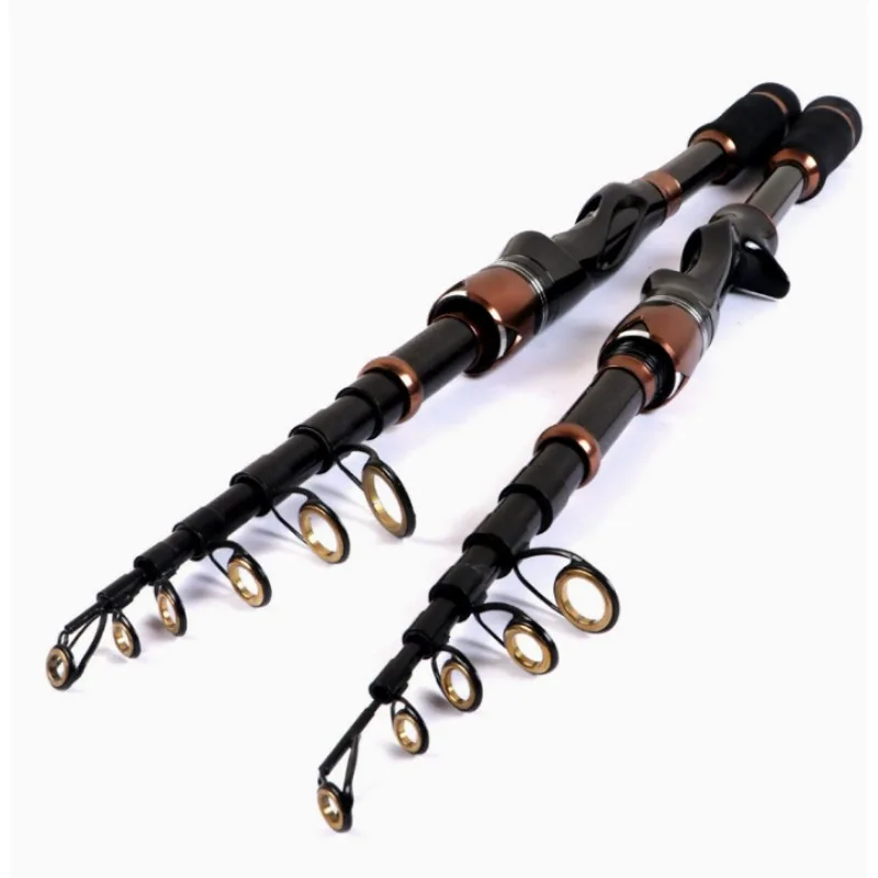 

Telescopic Fishing Rod 1.8m 2.1m Carbon Fiber Feeding Rod Casting Travel Rod for Carp Trout and Sea Fishing