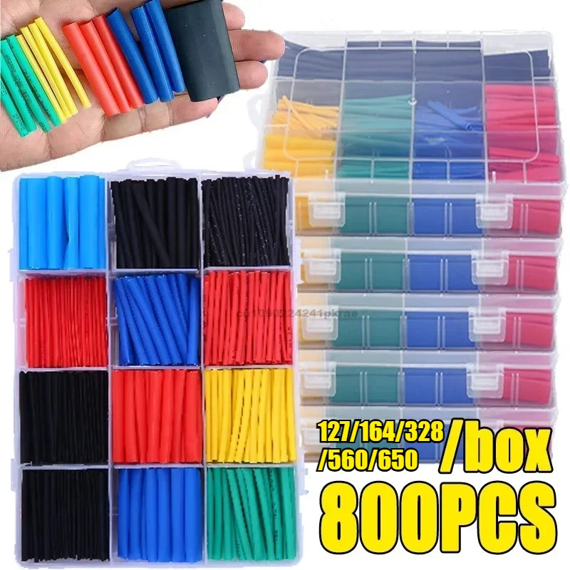 Heat Shrink Sleeving Tube Kit Wire Electrical Connection Wire Wrap Cable Protection Thermoresistant Tubing Wrapping Insulation