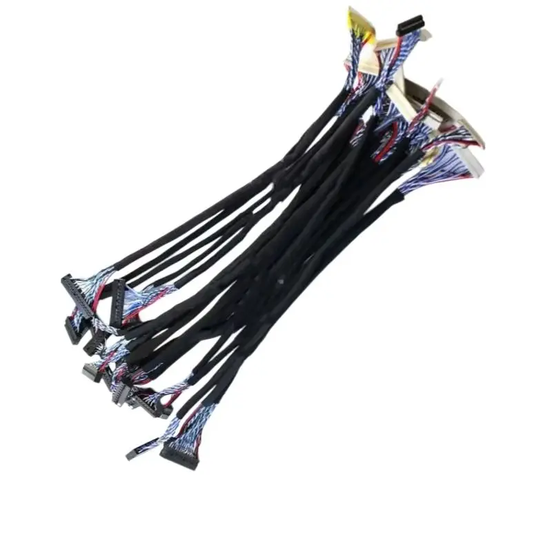 New Universal LVDS Cable Set for LCD Panel Controllers Supports 14-26 inch screens 18 pieces per set