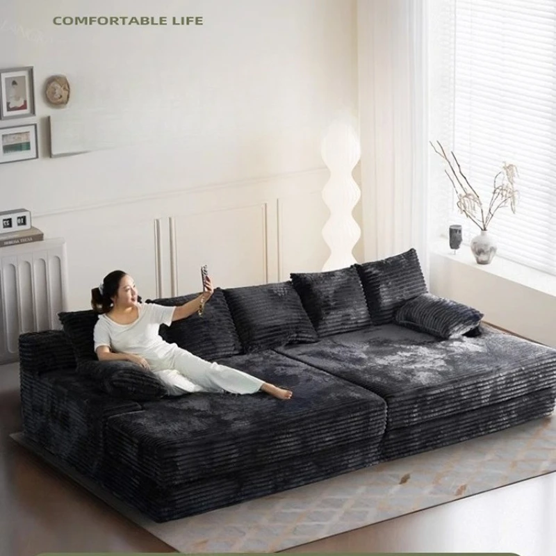 Bed Luxury European Sofa Armrest Adults Villa Floor Vacuum Compressed Couch Living Room Recliner Divano Sottovuoto Furniture