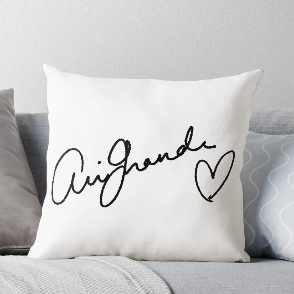 ariana signature Throw Pillow Rectangular Cushion Cover Ornamental Pillow