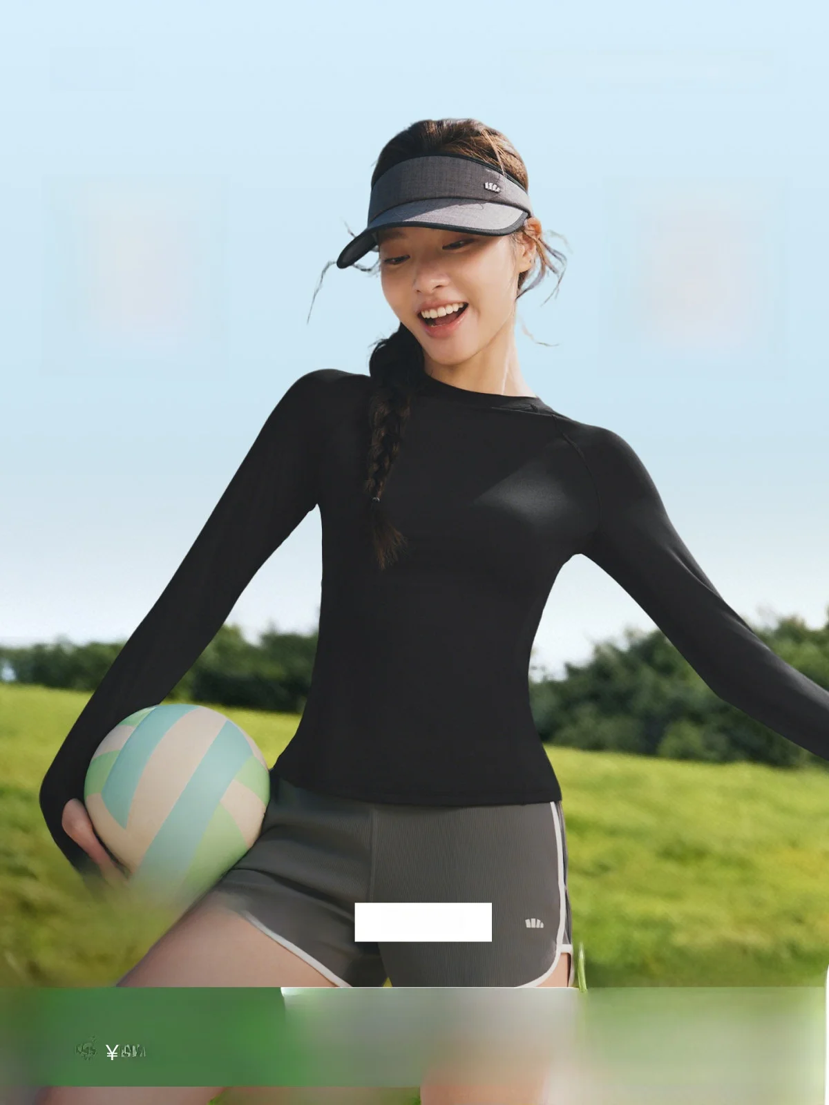 

Banana Le Women's Long Sve Sports Sun Protection Clothing Qui Dry Breathable Base Layer irt a Bla White