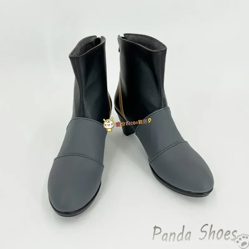 รองเท้าคอสเพลย์ Blue Archive รองเท้าคอสเพลย์อนิเมะเกมสีดำ รองเท้าคอสเพลย์การ์ตูน รองเท้าคอสเพลย์สำหรับงานคอนเวนชั่น ปาร์ตี้ฮาโลวีน