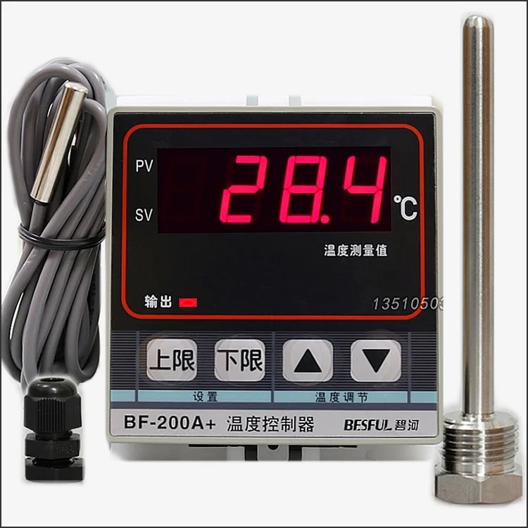 BF-200A Hot Water Solar Electric Furnace Heat Pump Thermostat Temperature Controller BF-200A+