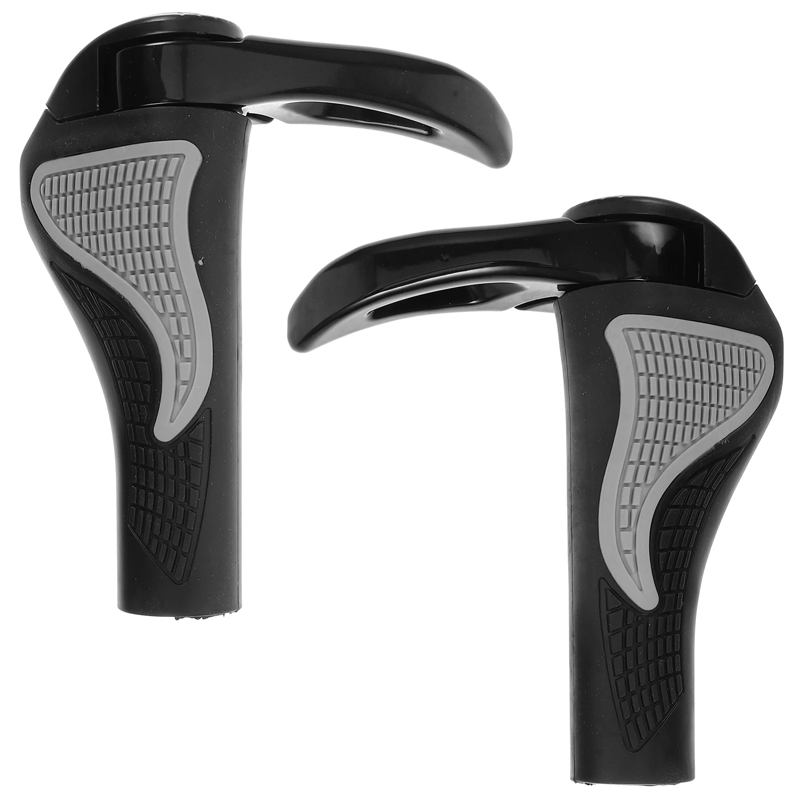 

Bicycle Handlebar Grips Rubber Horns Aluminum Alloy Comfort Nonslip Surface Ergonomic Design Mountain Bike Accessories