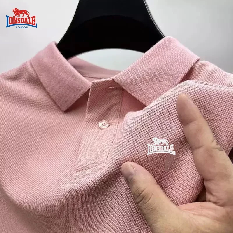 New summer high-quality short sleeved polo shirt for men, fashionable, casual, comfortable, cool and breathable top