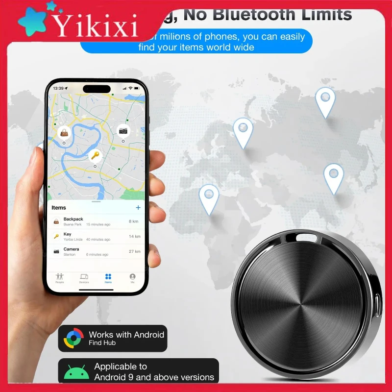 

Smart Global Waterproof Locator for Android Apple Positioning Tracker GPS Anti Lost Device (No Distance Limit) Travel Anti Lost