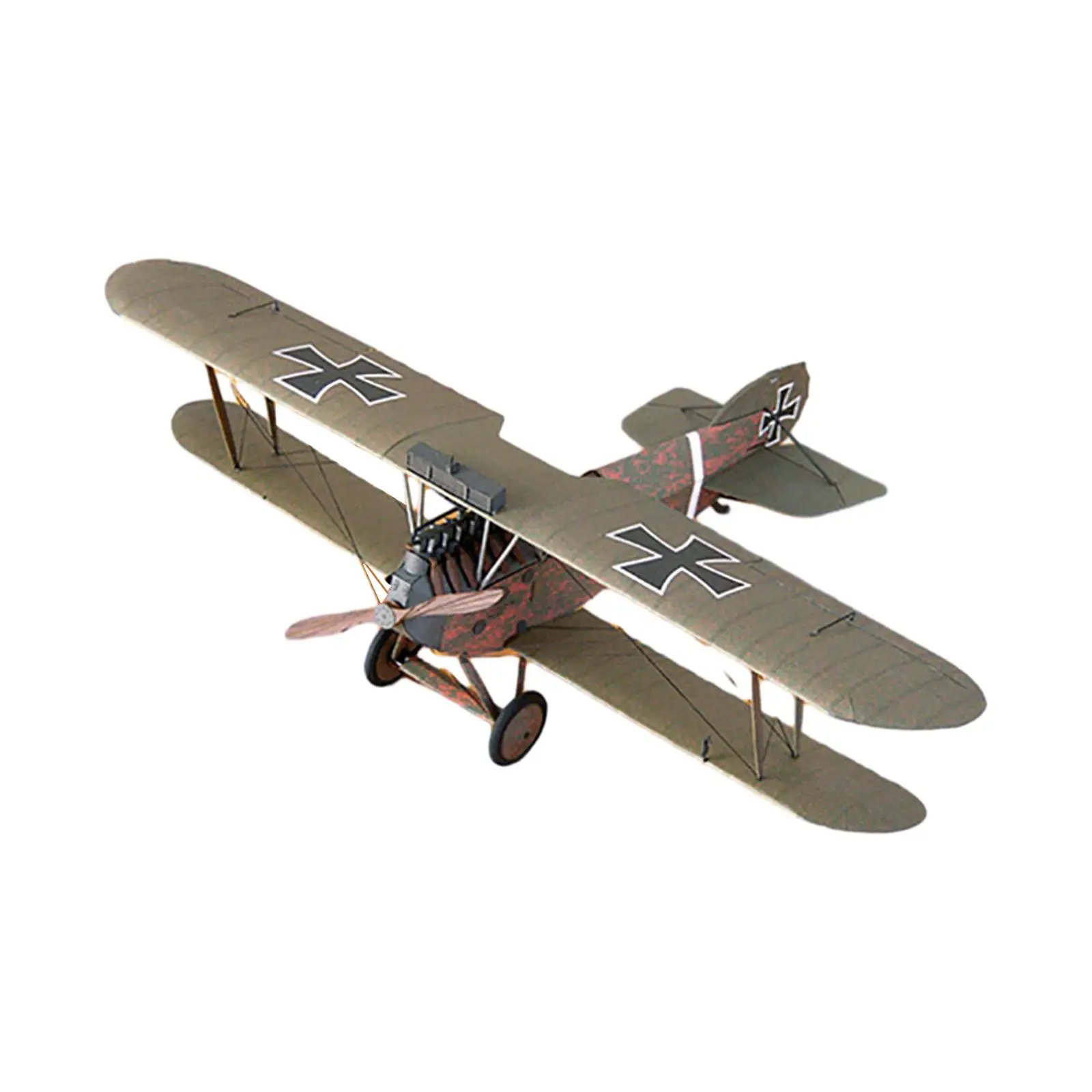 Puzzle modelo avião D II para mesa Prateleiras, 3D, 1:33 Diecast, presente de aniversário