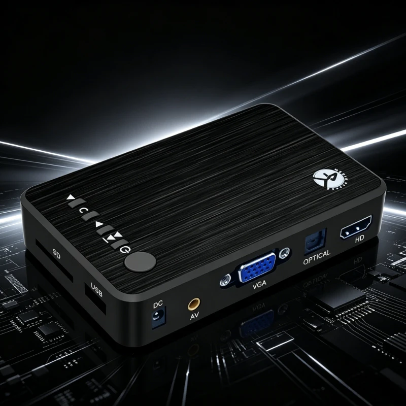 2026 New High-Definition Hard Disk Blu-Ray Player Turns On And Plays 4K Video Circularly. Disk Screen HDMI+VGA