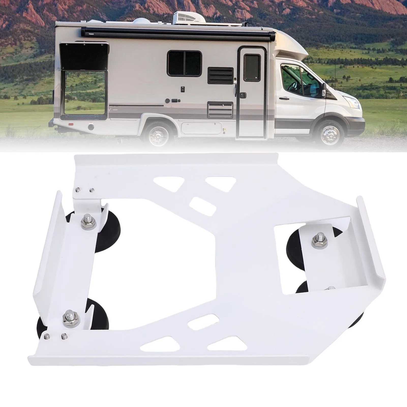 

Satellite Magnetic Mount Stable Signal Reception Stainless Steel Strong Adsorption Satellite Magnetic Kit Sturdy Safe for RVs