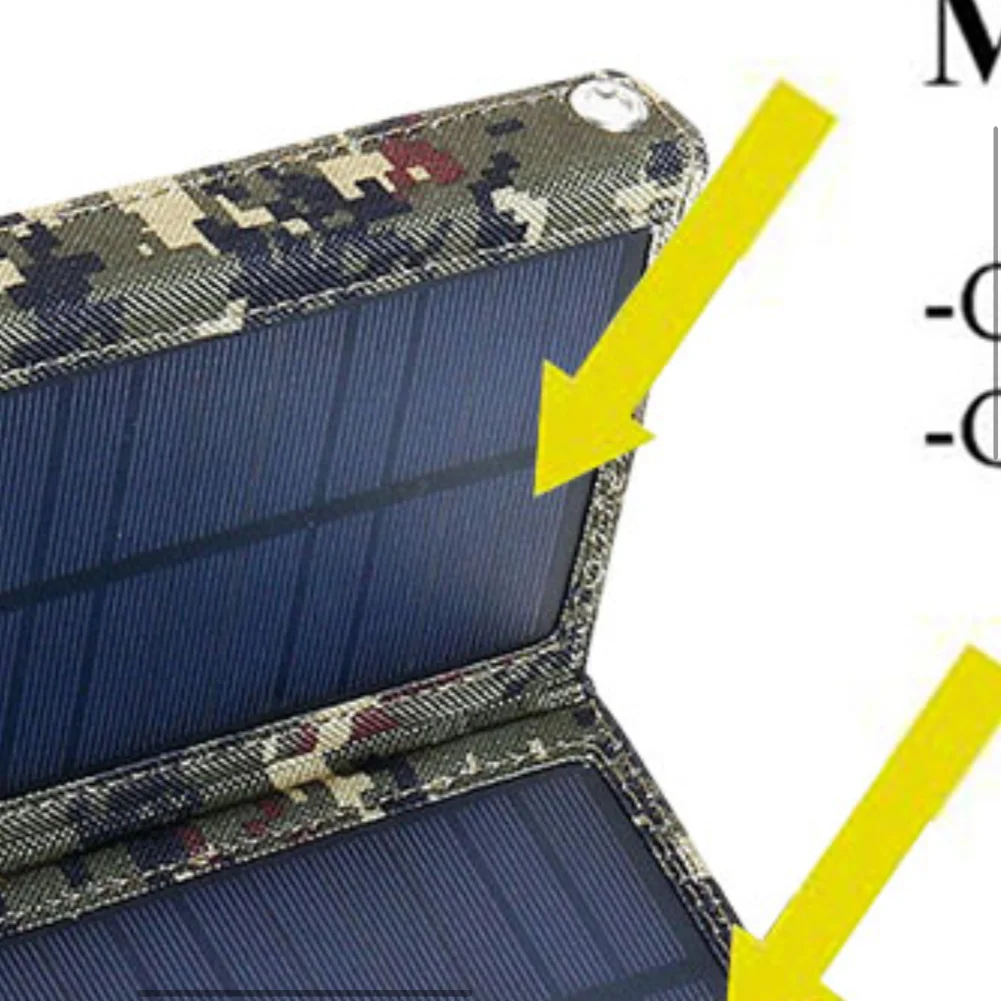 

20W 5V Folding Solar Panel Portable Battery Phone Charger Foldable Mobile Power Bank Charger for Outdoor Hiking Emergency Power