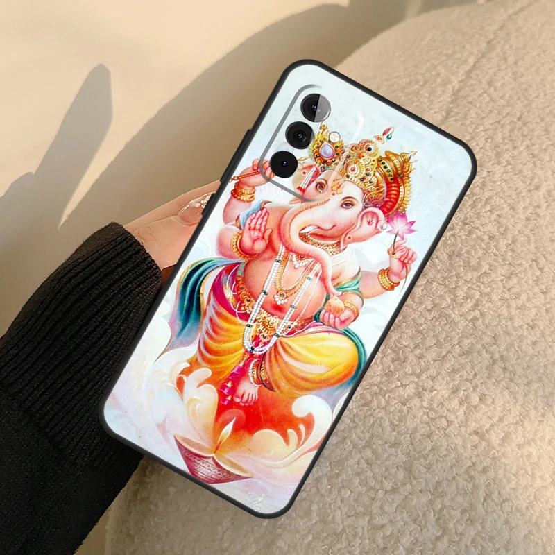 Ganesh Elephant God Cover For Samsung Galaxy A54 A34 A14 A24 A12 A22 A32 A52 A51 A71 A13 A23 A33 A53 Phone Case