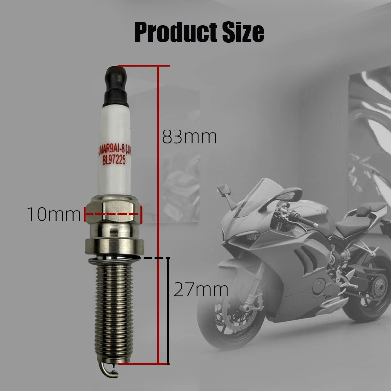 LMAR9AI-8 97225 Iridium Spark Plug Set For KTM 250 SX-F XC-F 350 EXC-F SX-F Husqvarna FE250 FE350 Motorcycle Part 77239093000