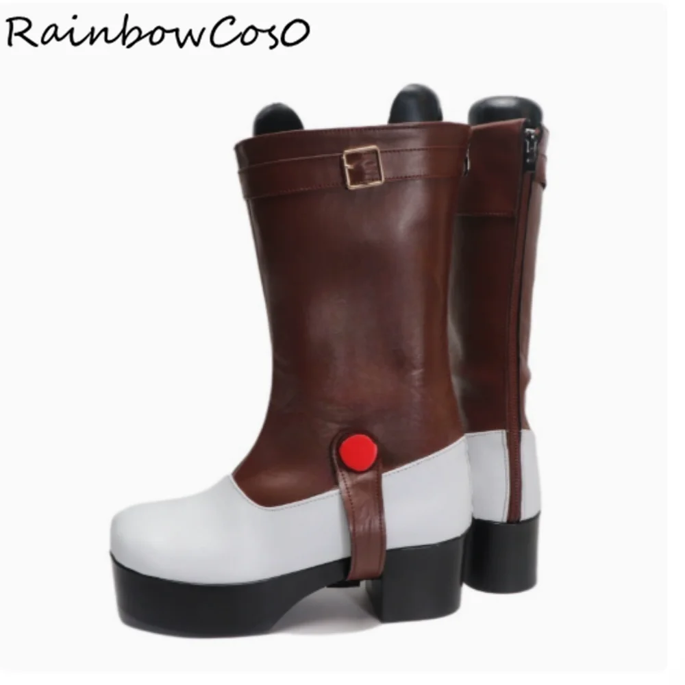 Johan Anderson Jesse Anderson Yu-Gi-Oh GX Scarpe Cosplay Stivali Gioco Anime Halloween Natale RainbowCos0 W4655