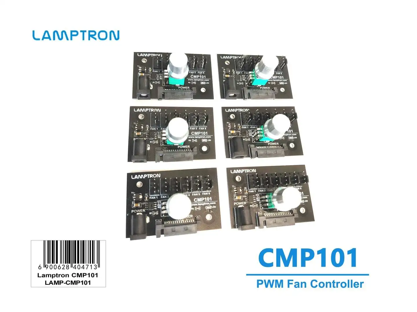 Lamptron Cmp101 6-way PWM Fan Control -60watts/channel