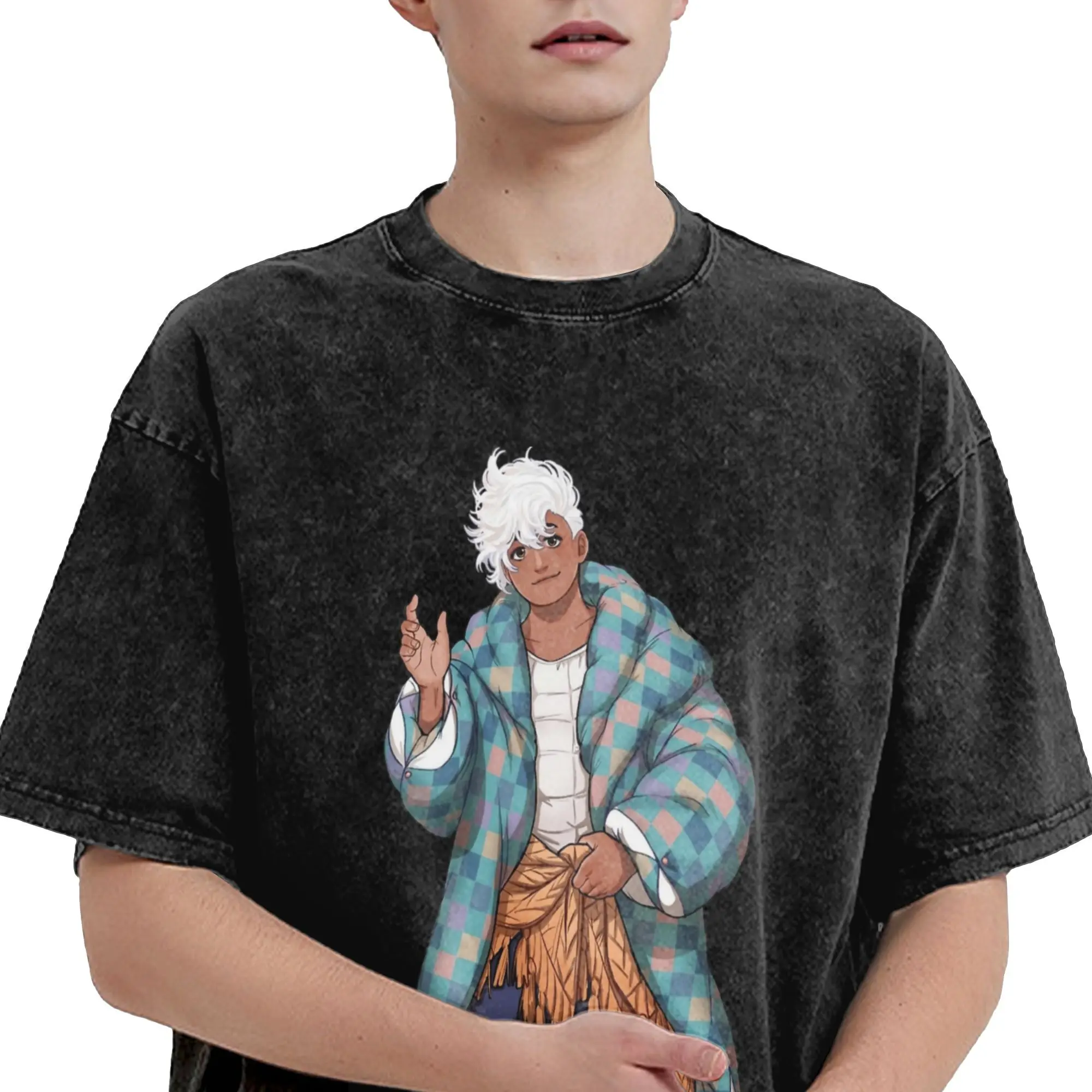 بطانيةك ماتيو تاريخ كل شيء الرجال تي شيرت قصير الأكمام Crewneck تي شيرت 100% قطن حجم كبير الملابس