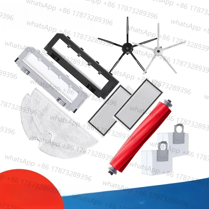 Original Q7 Max + Accessory of Washable Filter Main Brush Mop Side Brush Dust Bag Robot Vacuum Cleaner Parts Optional