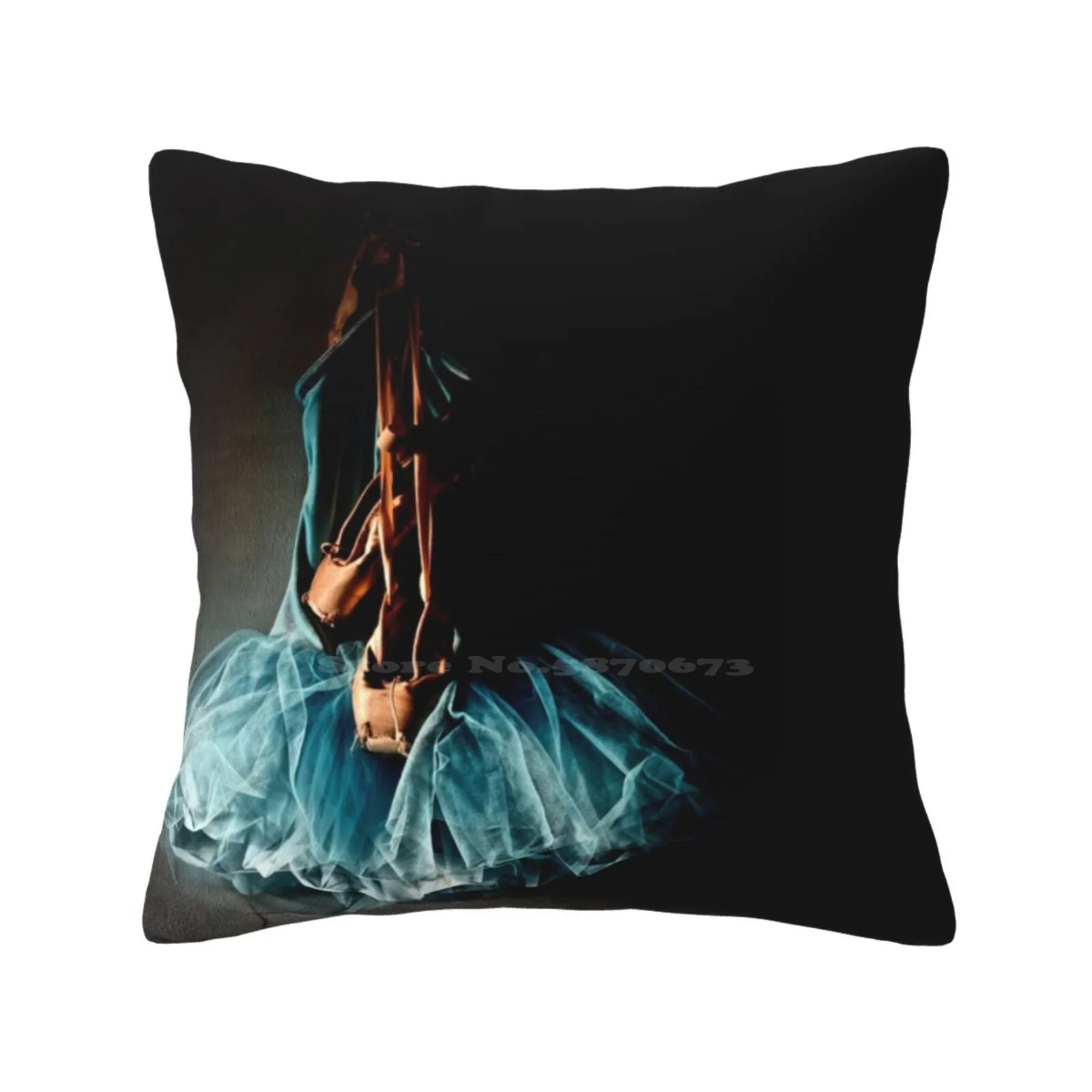 Dramatic Ballet Tutu On Old Wall Throw Cushion Pillow Cover Old Ballet Dramatic Dance Classical Theater Fine Art Pointe Shoes