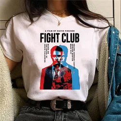 Fighting Club t shirt women designer top girl manga designer comic clothing