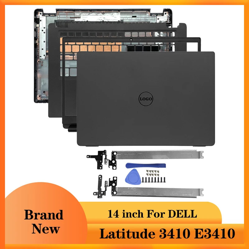 

NEW Laptop LCD Back Cover/Front Bezel/Hinges/Palmrest/Bottom Case For DELL Latitude 3410 E3410 0GMYC0 0HX1C3 00MC2P 0VMY1K