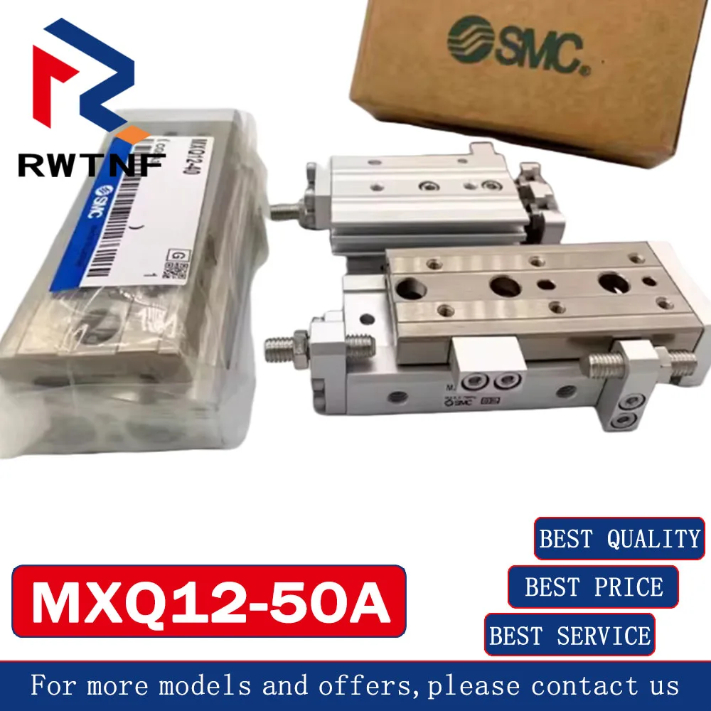 Brand New Genuine MXQ12-50A SMC Pneumatic double-cylinder slide table cylinder,100% original warehouse stock