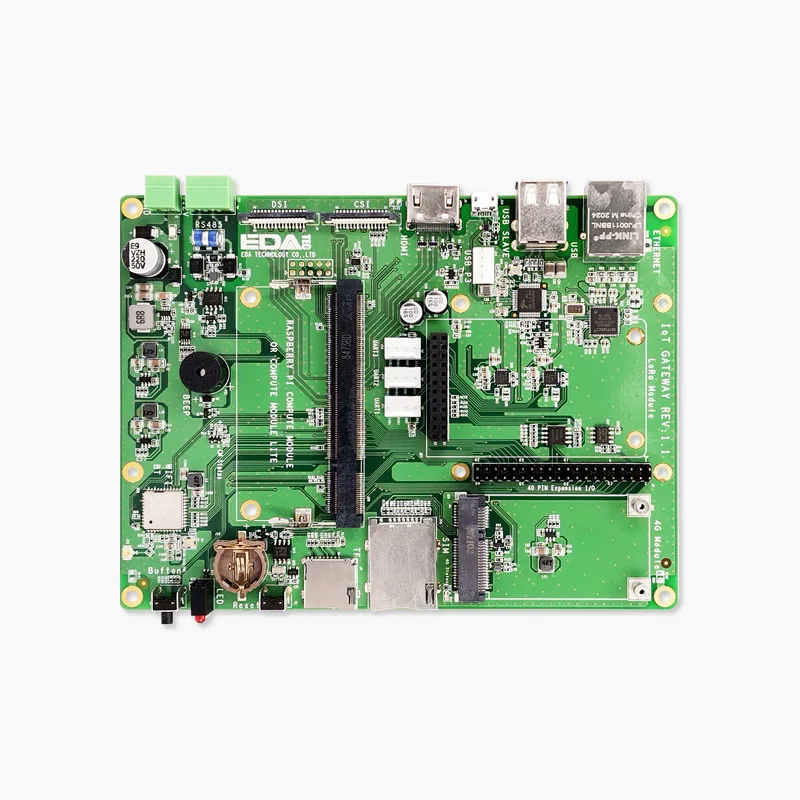 Carte IoT Gateway V1.1 6 000, applicable à une gamme complète de Raspberry Pi Compute Tech 3 CM3 +/CM3 Lite