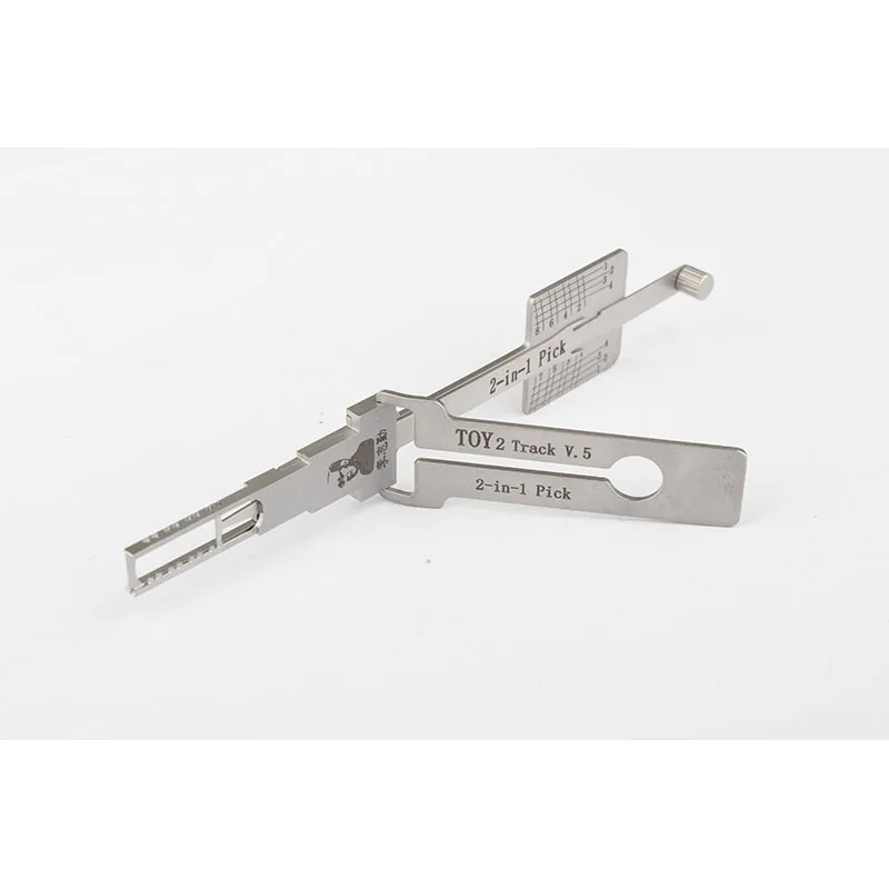 

Новая обновленная версия LISHI Tools TOY2 Track V.5 2 в 1 для Toyota Pick Locking Tool и декодера, автоматический слесарный инструмент