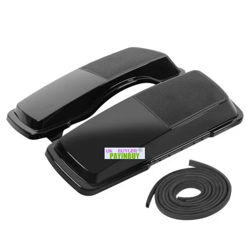

Buygbr Moto ABS Cover For Harley Sportster Road king 1997-2013 98 99 00 01 02 03-13 Side box cover stereo match waterproof cover